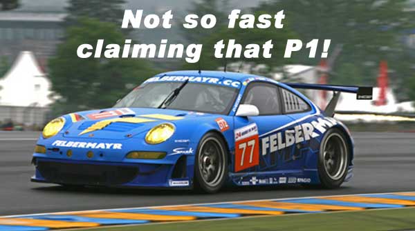 Good News!  No One Wins GT2 Le Mans!