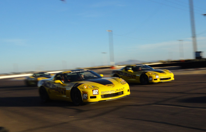 Corvettes at Bondurant 2012